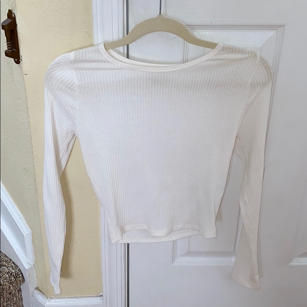 White long sleeve shirt